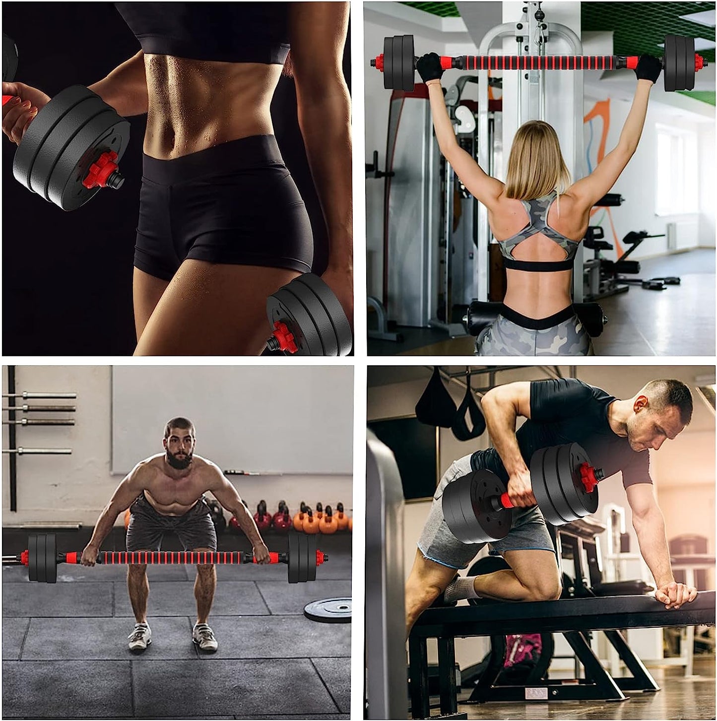 set pesas 60 libras PRO + Set Bandas Tubulares 100 LBS