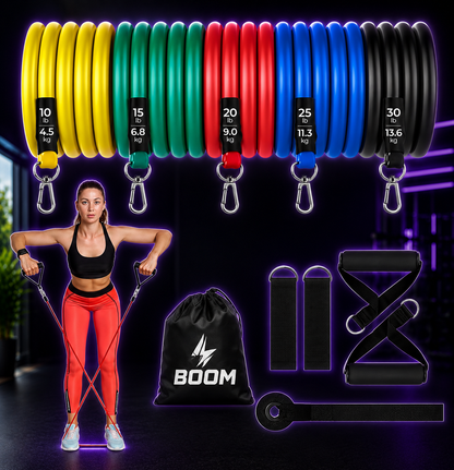 set pesas 60 libras PRO + Set Bandas Tubulares 100 LBS