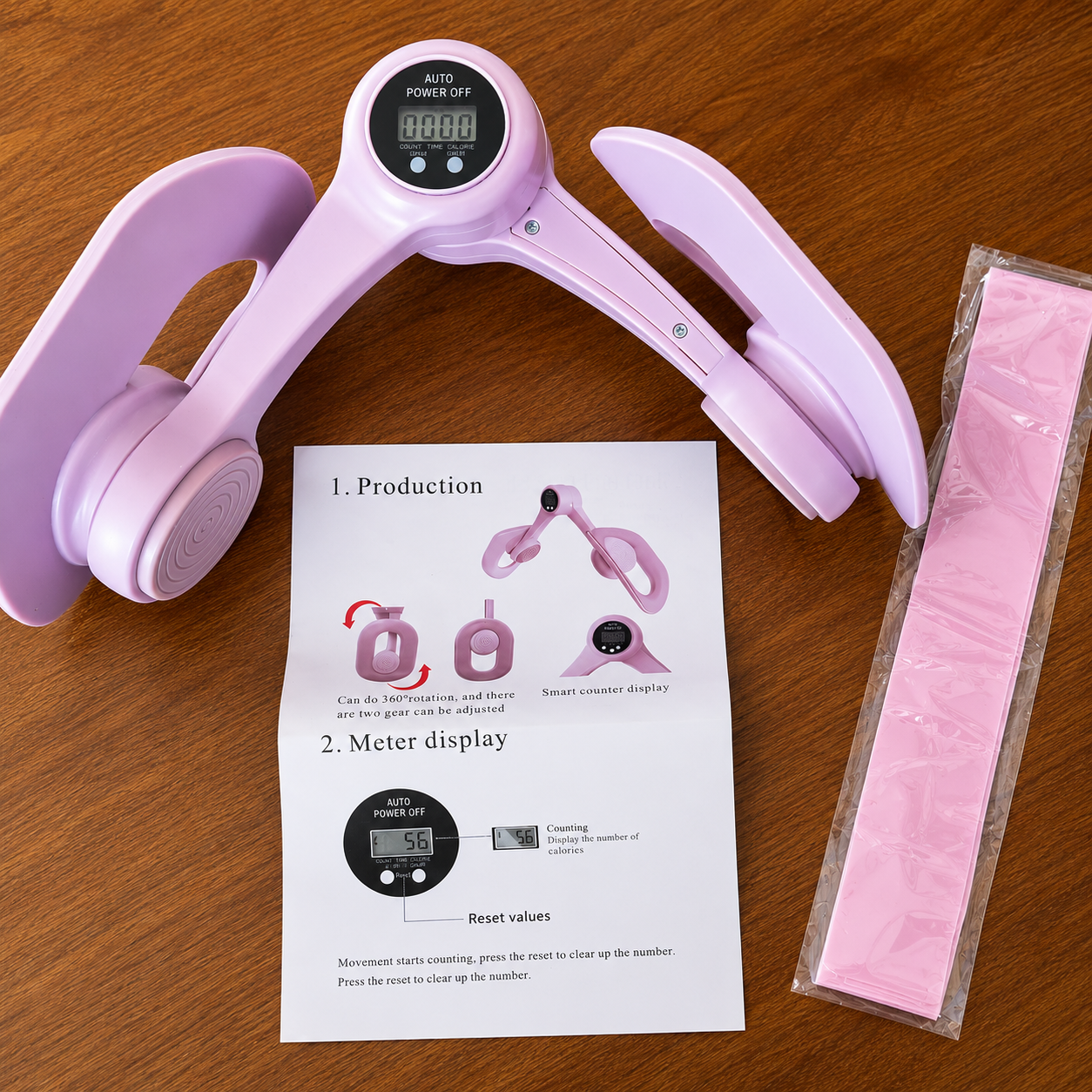 Entrenador Kegel Premium con Contador Digital | Tonifica Glúteos, Piernas y Suelo Pélvico | Fitness y Recuperación Posparto