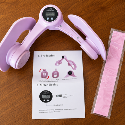 Entrenador Kegel Premium con Contador Digital | Tonifica Glúteos, Piernas y Suelo Pélvico | Fitness y Recuperación Posparto