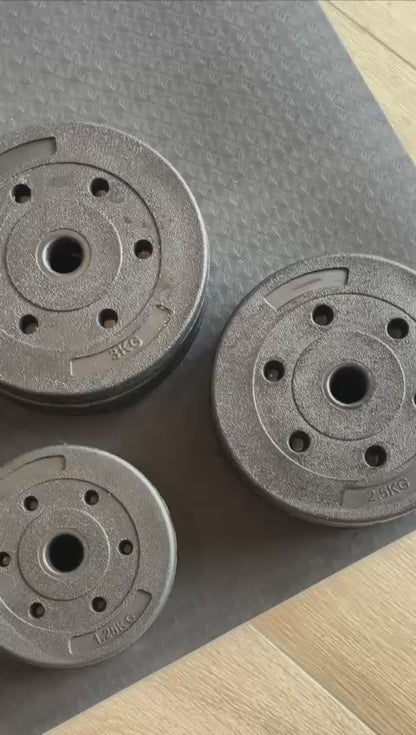 set pesas 60 libras PRO + Set Bandas Tubulares 100 LBS